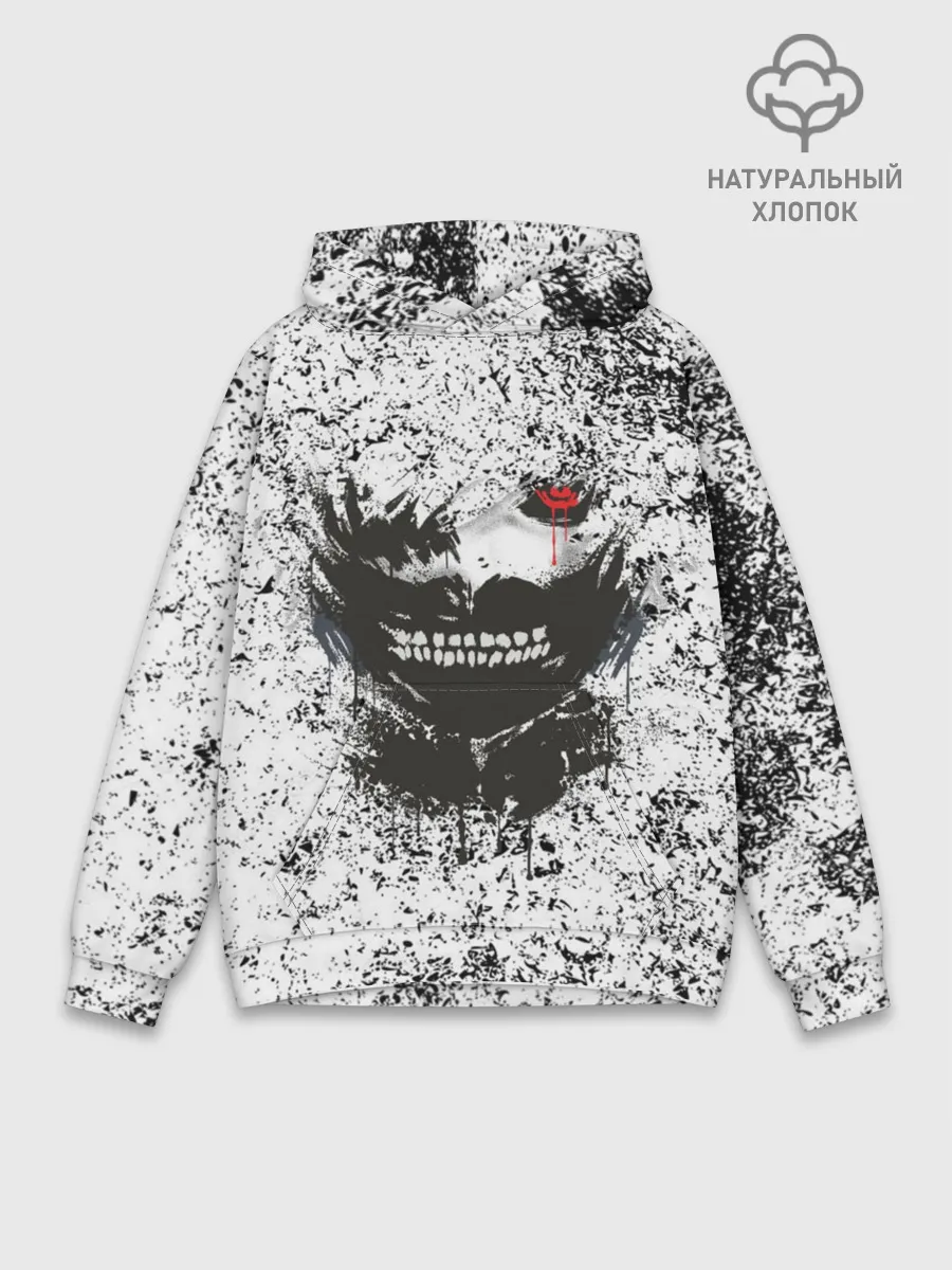 Худи мужской база хлопок / Kaneki Ken