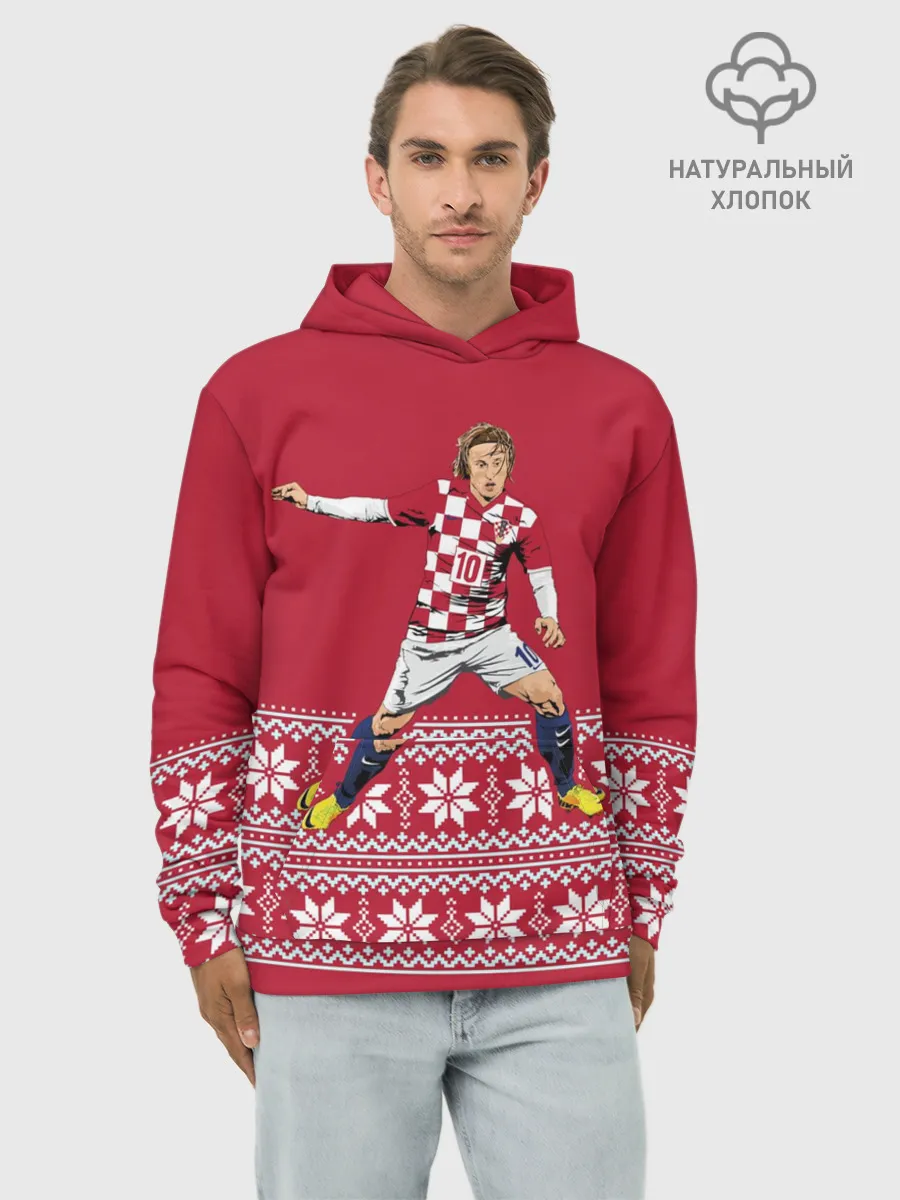 Худи мужской база хлопок / Luka Modric