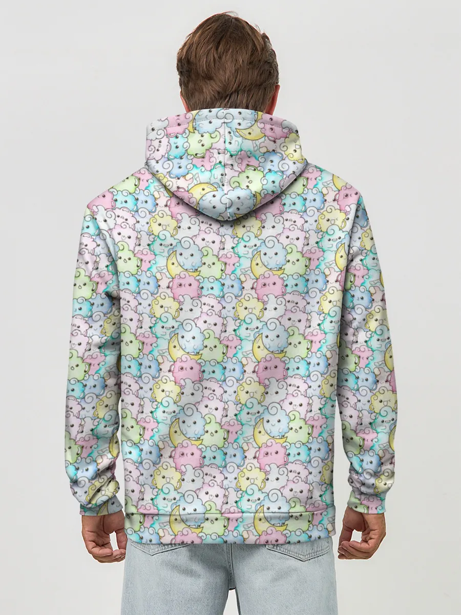 Худи мужской база хлопок / Kawaii night