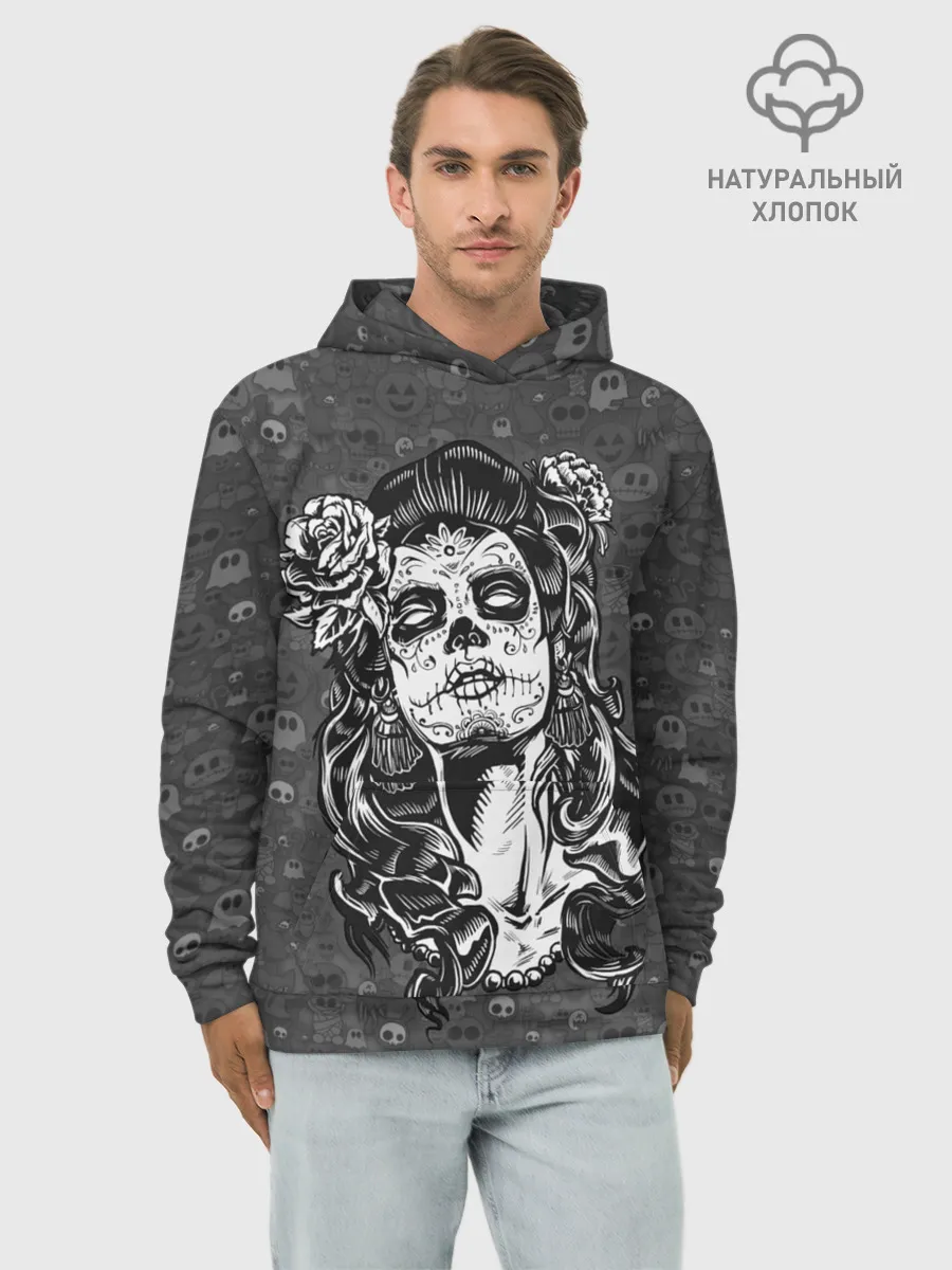 Худи мужской база хлопок / Sugar girl