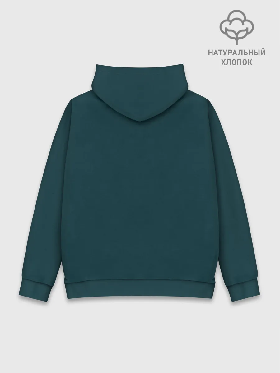 Худи мужской база хлопок / THE FUTURE IS NOW