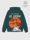 Худи мужской база хлопок / THE FUTURE IS NOW
