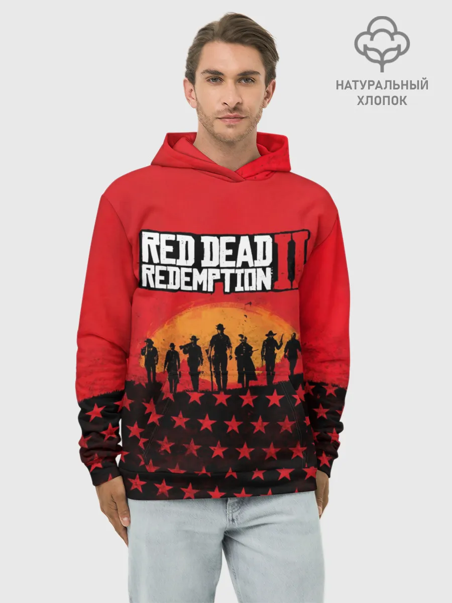 Худи мужской база хлопок / Red Dead Redemption 2