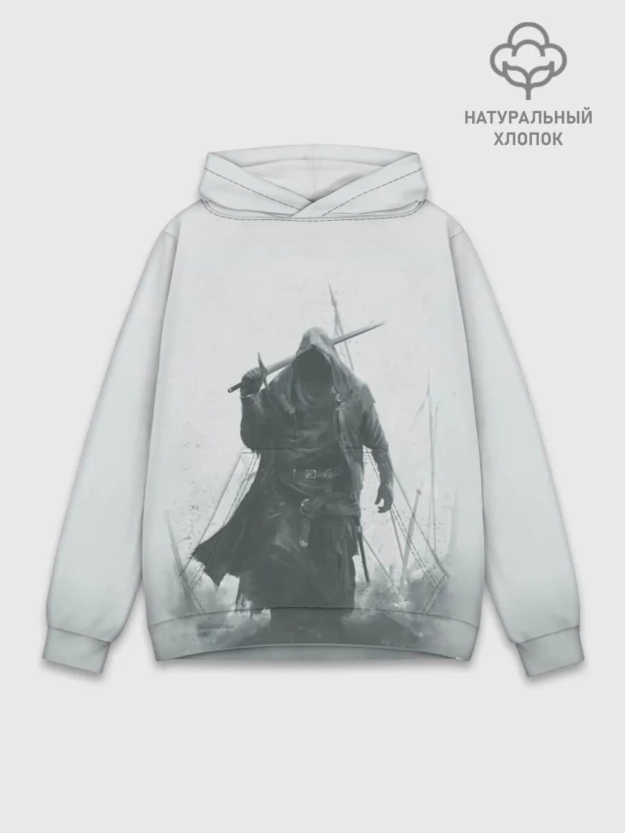 Худи мужской база хлопок / После боя