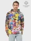 Худи мужской база хлопок / Super Smash Bros
