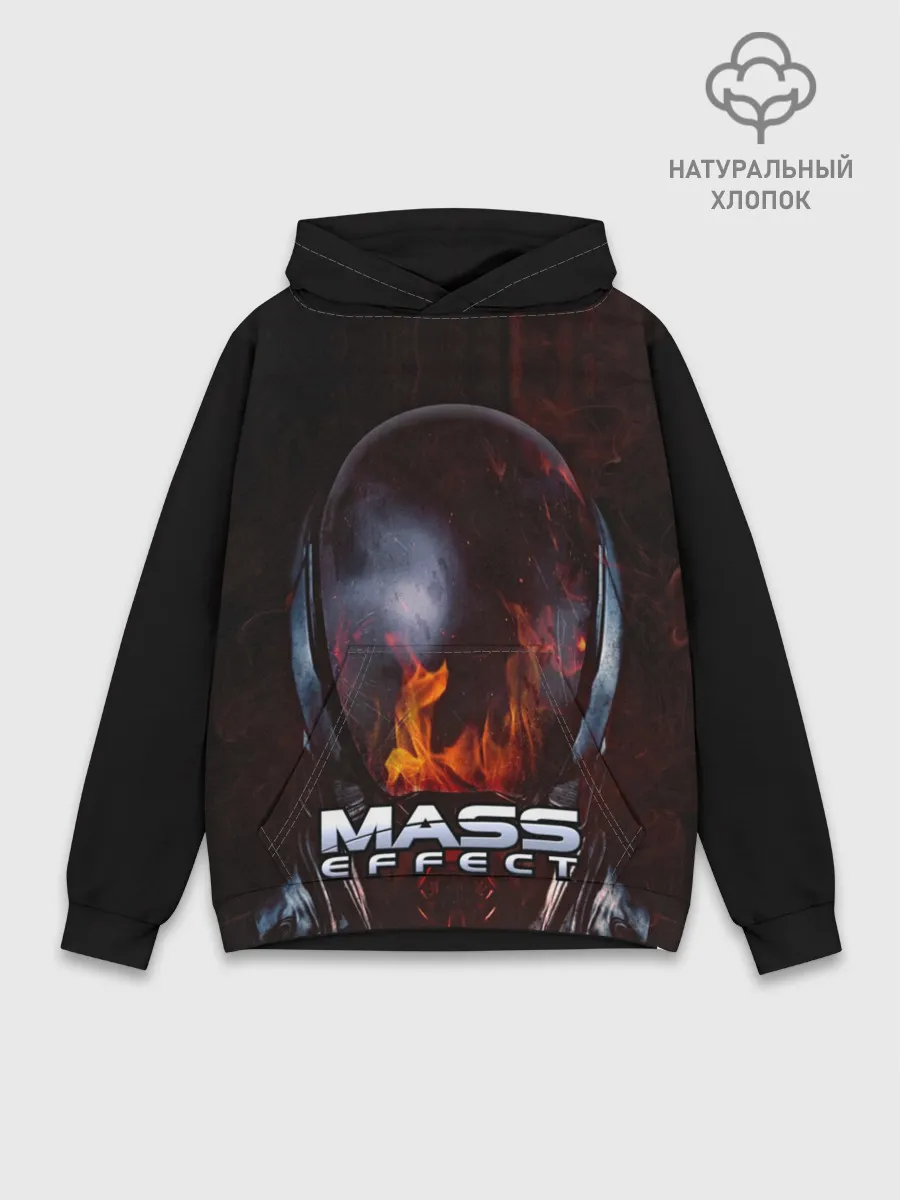 Худи мужской база хлопок / MASS EFFECT
