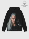 Худи мужской база хлопок / The Witcher. Geralt of Rivia