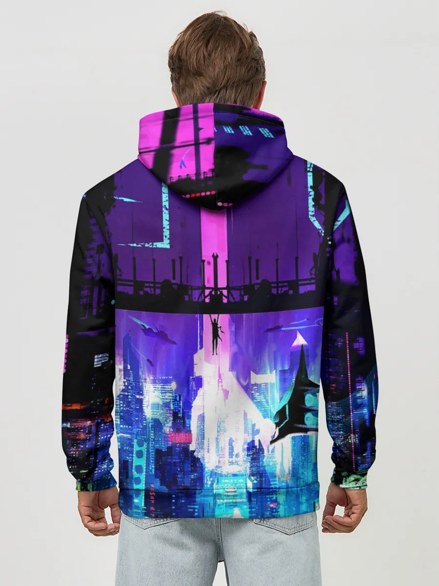 Худи мужской база хлопок / CYBERPUNK