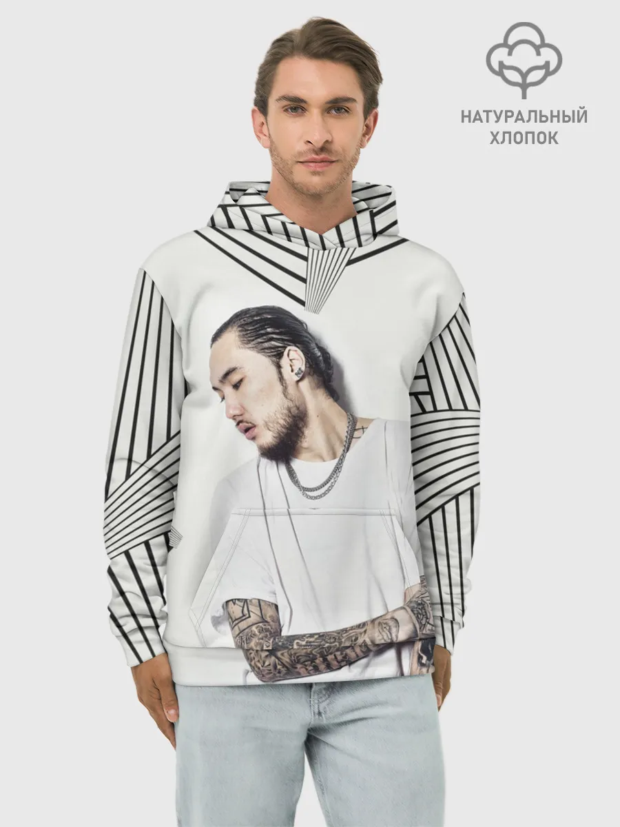 Худи мужской база хлопок / Скриптонит