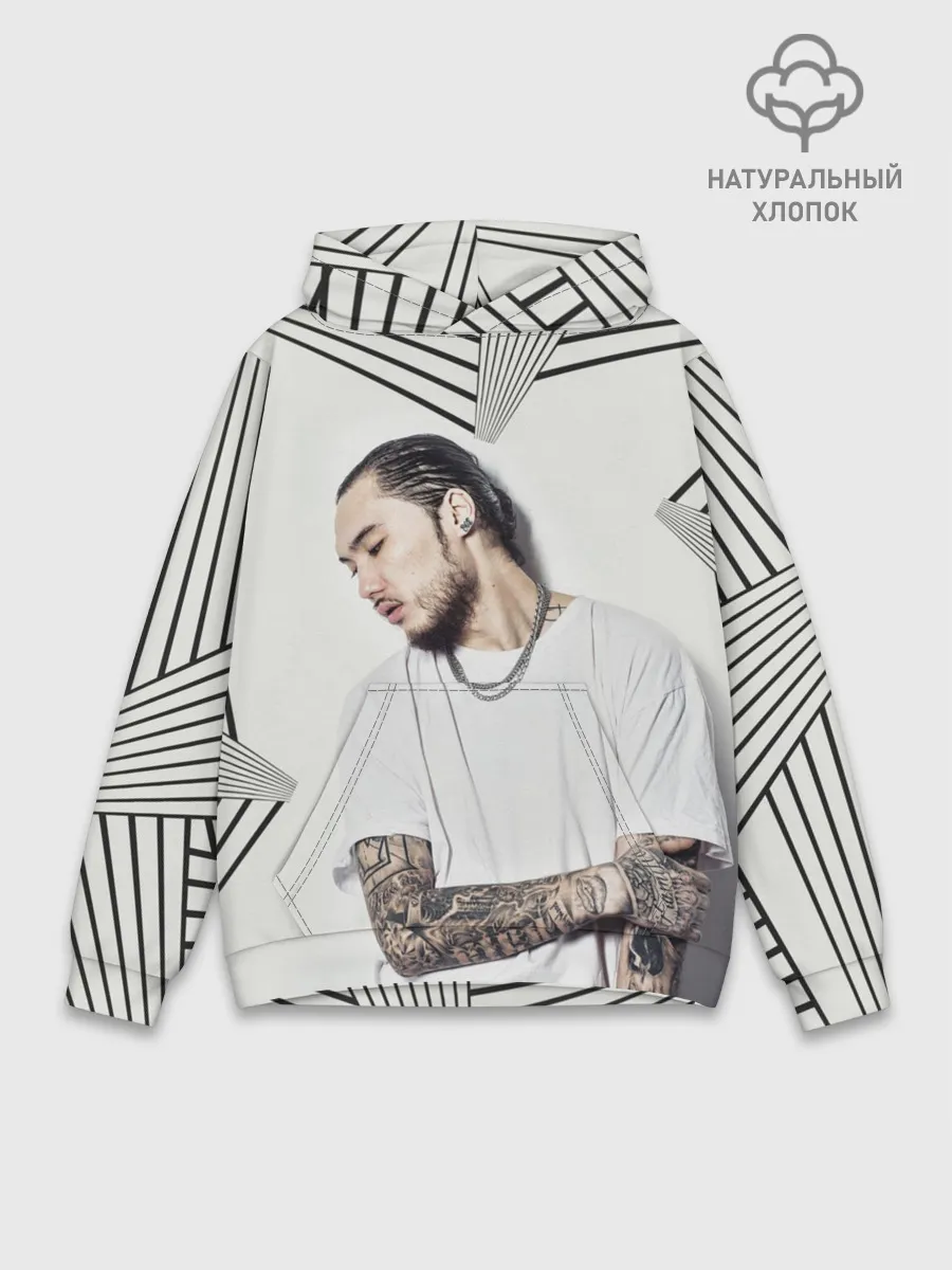 Худи мужской база хлопок / Скриптонит