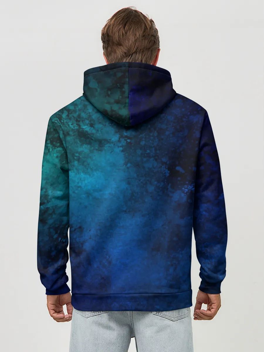 Худи мужской база хлопок / Абстракция