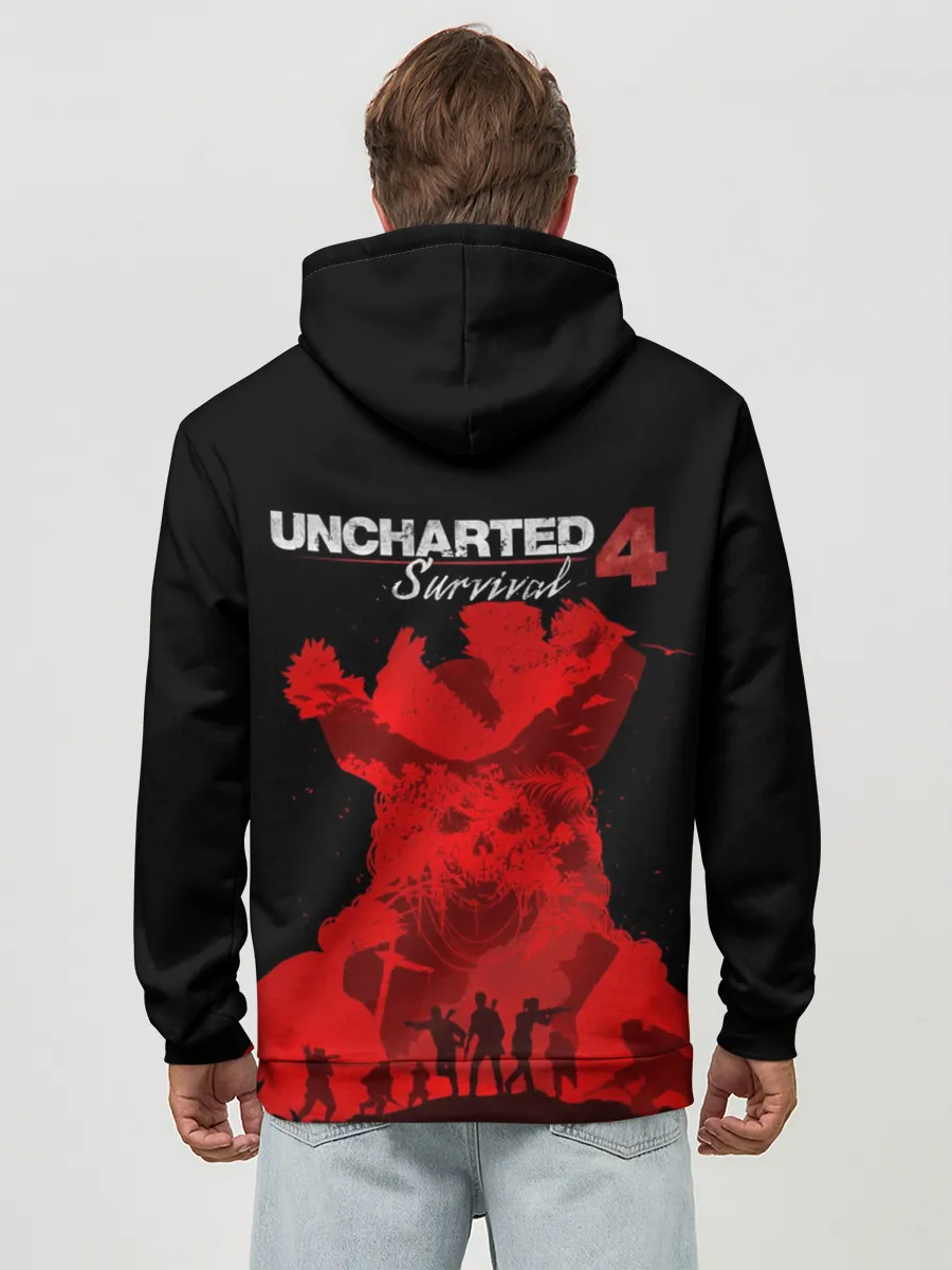 Худи мужской база хлопок / Uncharted 4