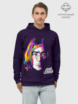 Худи мужской база хлопок / Джон Леннон