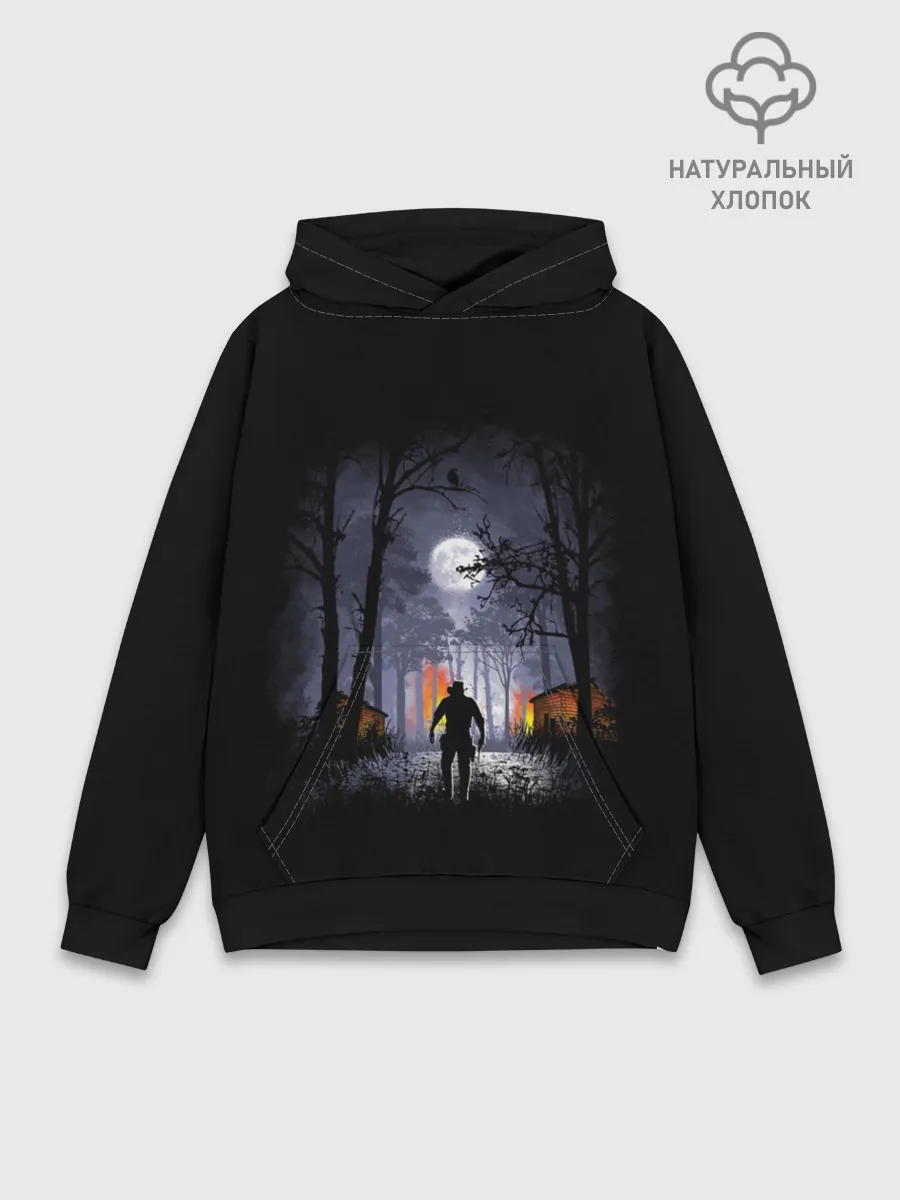 Худи мужской база хлопок / Red Dead Redemption