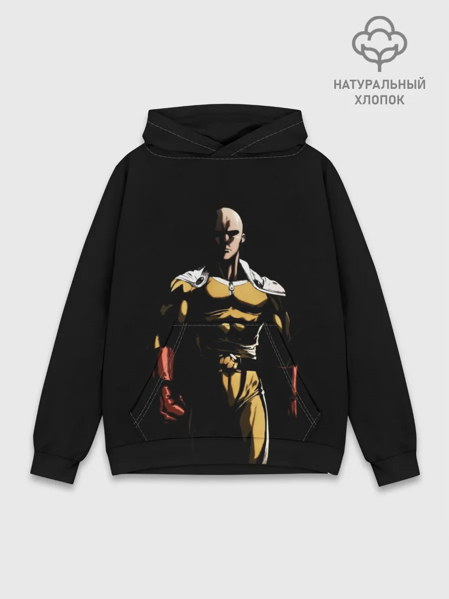 Худи мужской база хлопок / Сайтама