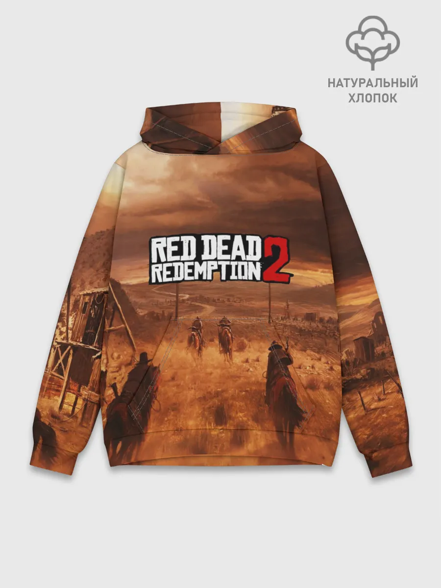 Худи мужской база хлопок / RED DEAD REDEMPTION 2