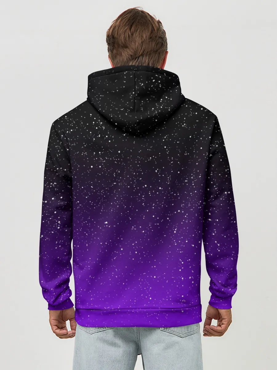 Худи мужской база хлопок / FORTNITE SPACE