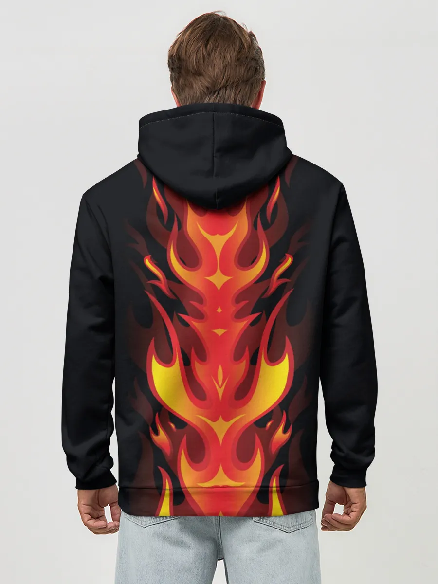 Худи мужской база хлопок / Kiss