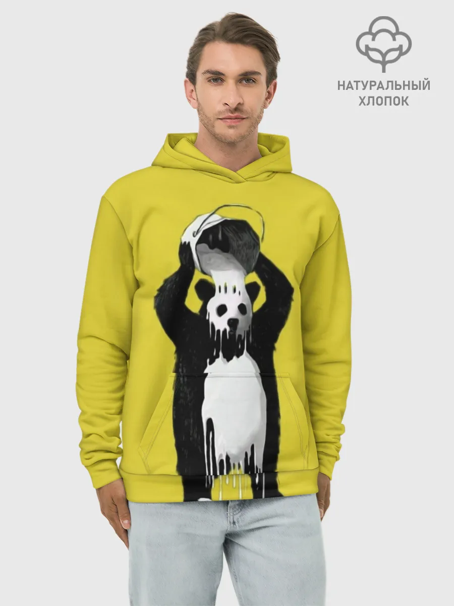 Худи мужской база хлопок / панда