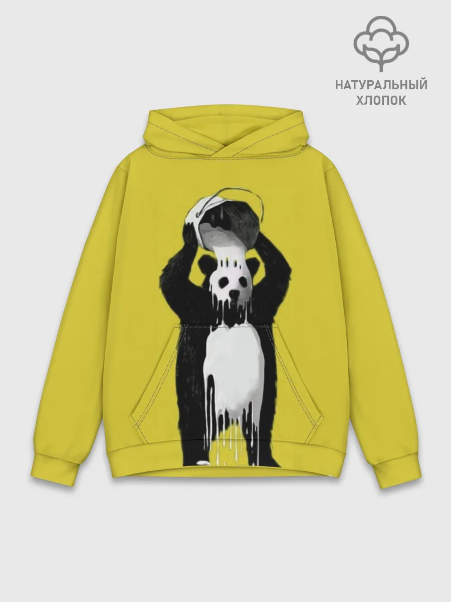 Худи мужской база хлопок / панда