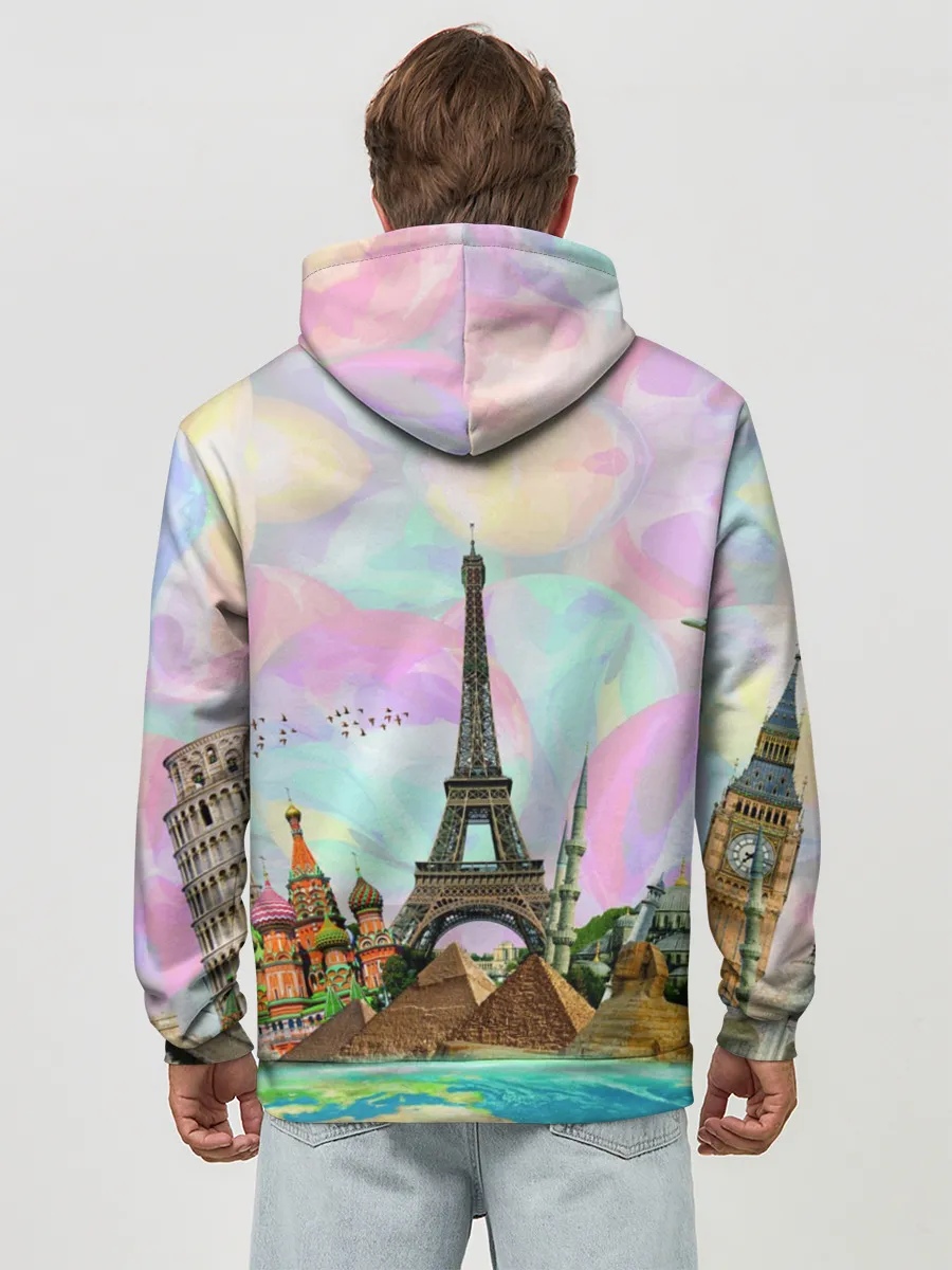 Худи мужской база хлопок / Туризм