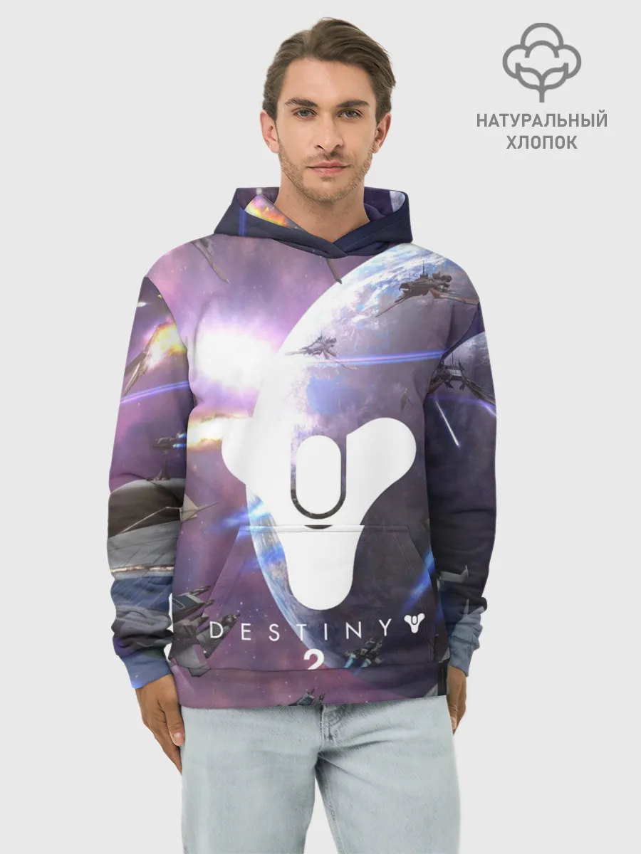Худи мужской база хлопок / DESTINY 2
