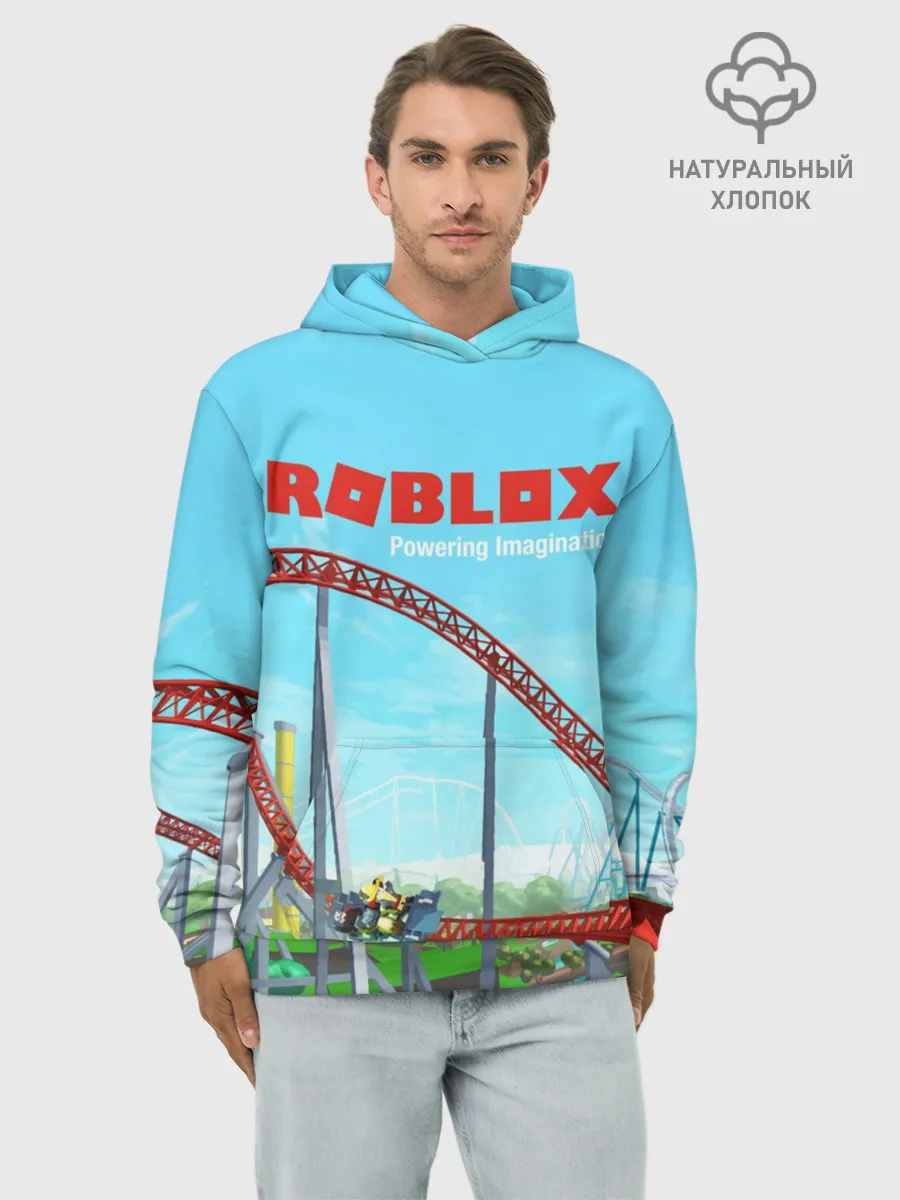Худи мужской база хлопок / ROBLOX: Powering Imagination