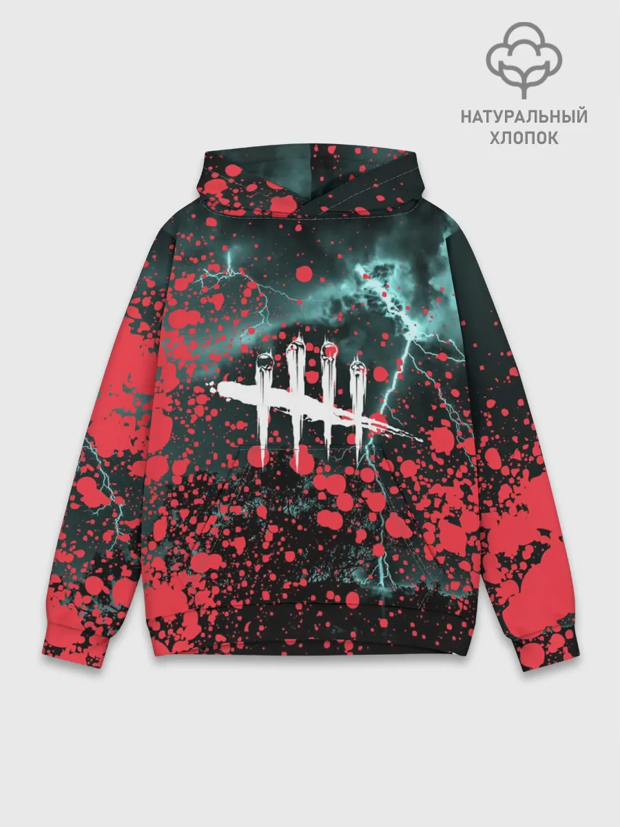 Худи мужской база хлопок / DEAD BY DAYLIGHT