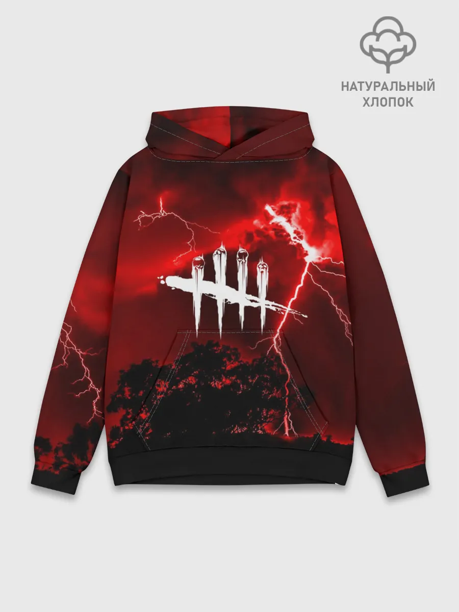 Худи мужской база хлопок / DEAD BY DAYLIGHT