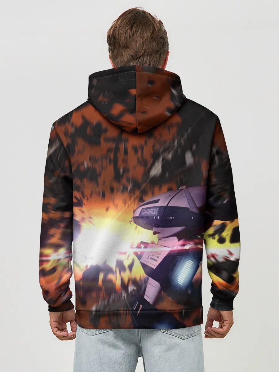 Худи мужской база хлопок / MASS EFFECT