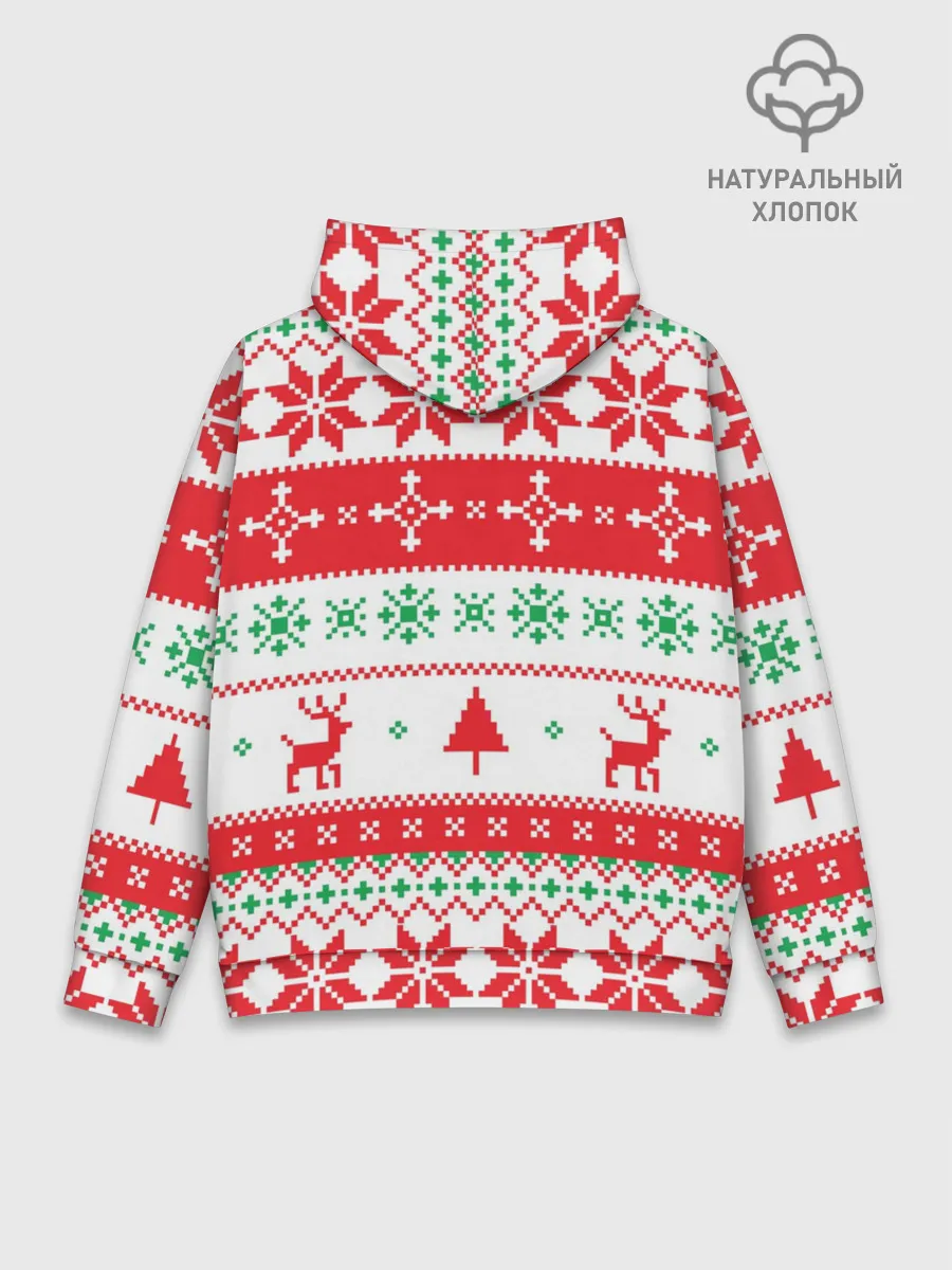 Худи мужской база хлопок / Новогодний Roblox