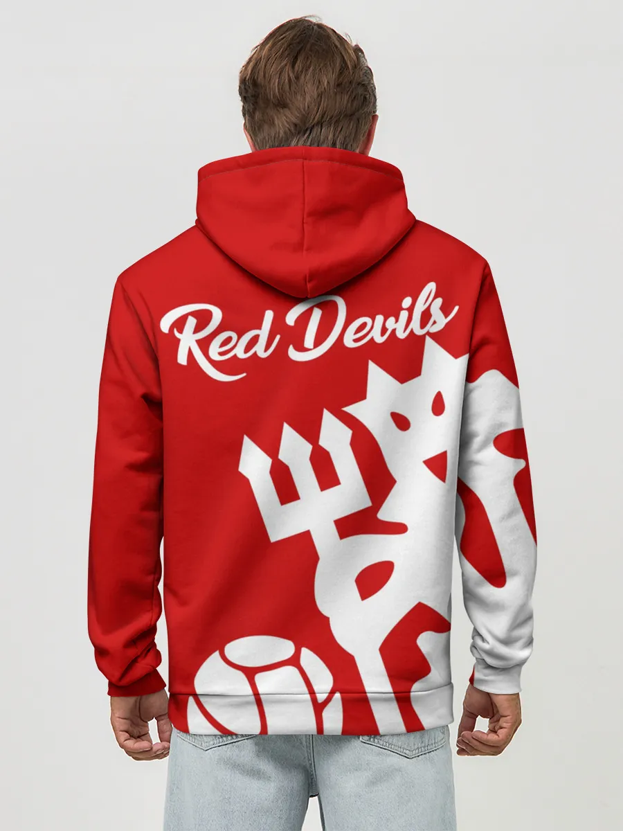 Худи мужской база хлопок / Манчестер Юнайтед