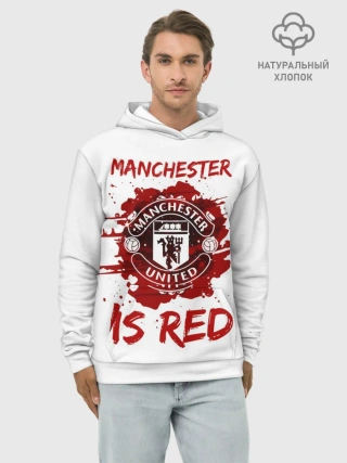 Худи мужской база хлопок / Манчестер Юнайтед
