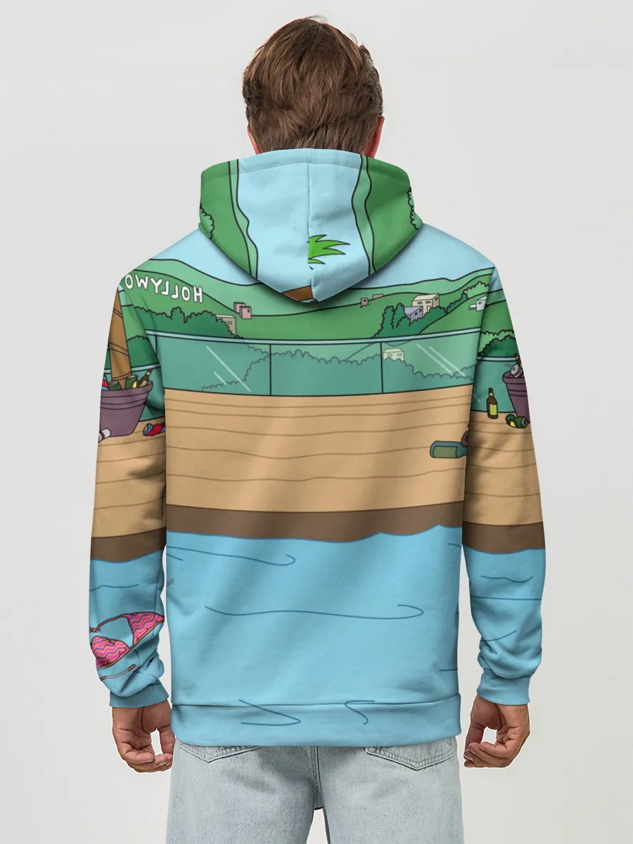 Худи мужской база хлопок / Конь БоДжек