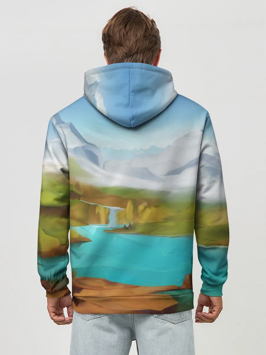 Худи мужской база хлопок / Fortnite Forever