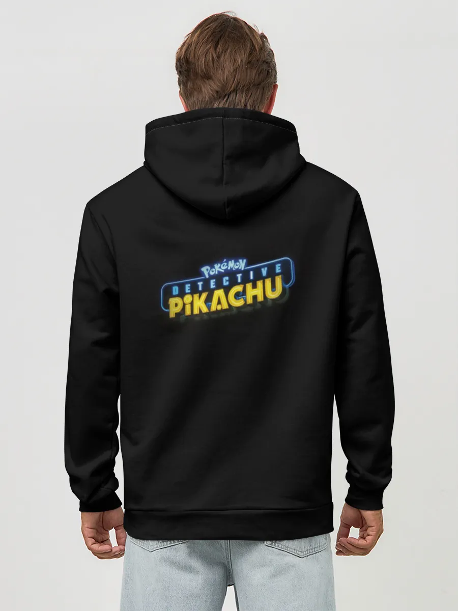 Худи мужской база хлопок / Покемон. Детектив Пикачу
