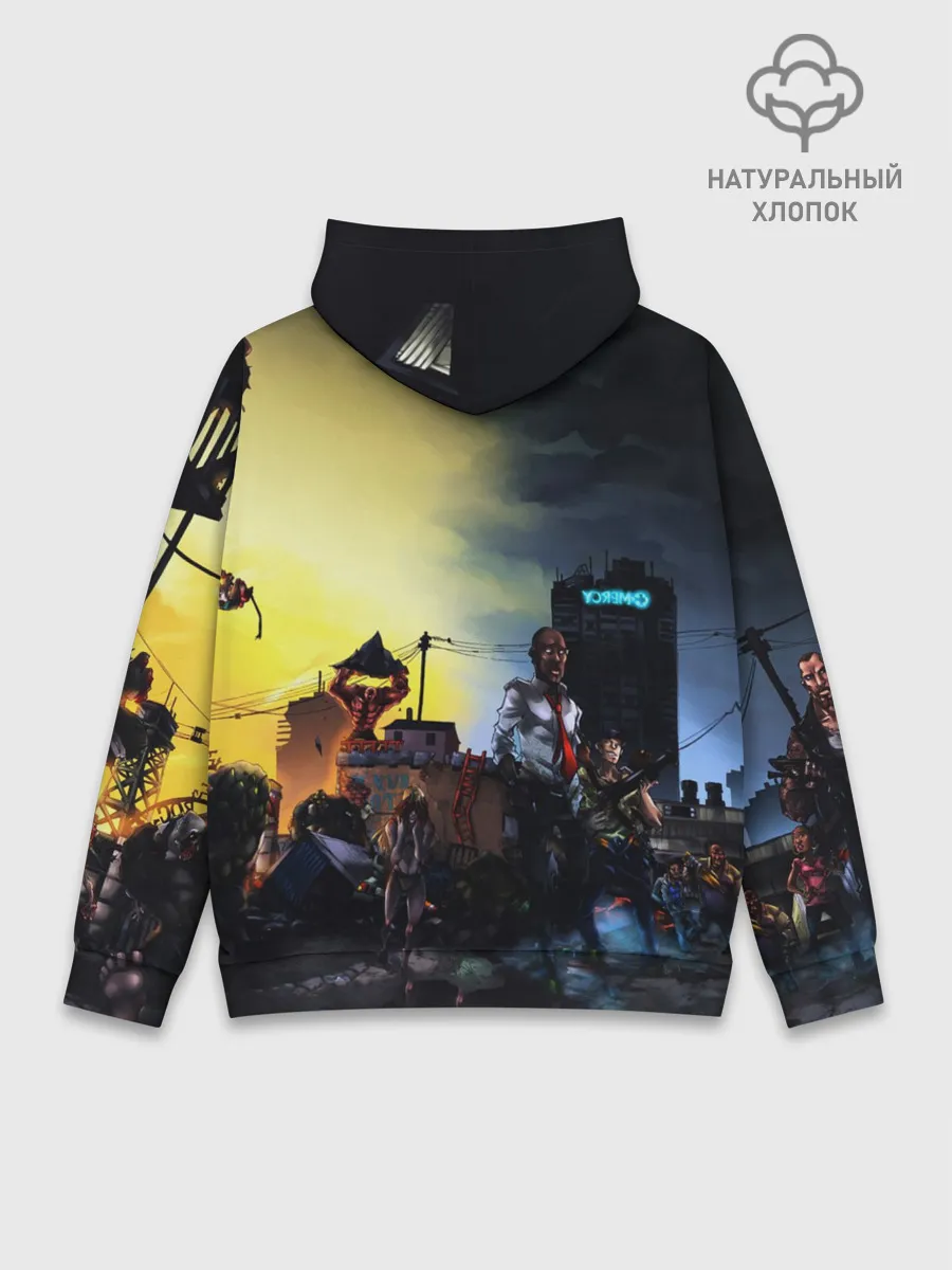 Худи мужской база хлопок / LEFT 4 DEAD