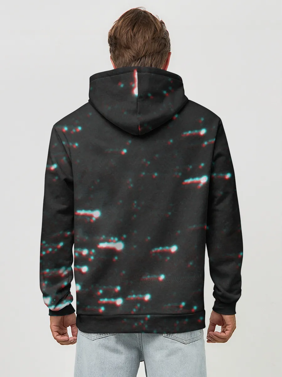 Худи мужской база хлопок / XXXTentacion - BAD Glitch