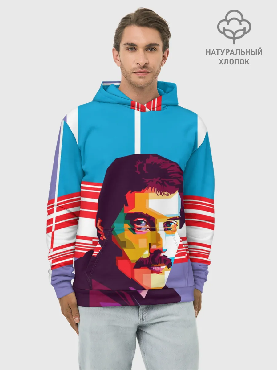 Худи мужской база хлопок / Фредди Меркьюри