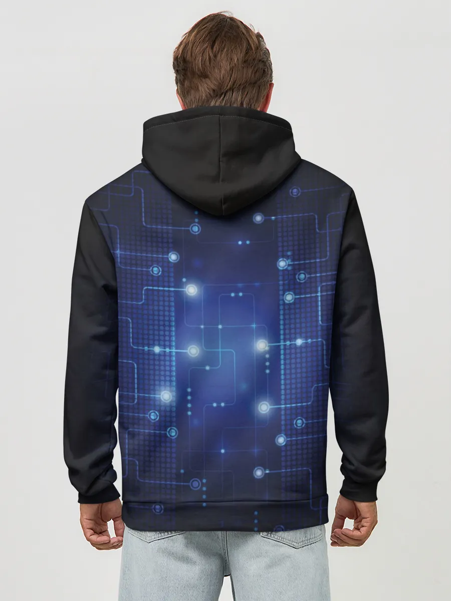 Худи мужской база хлопок / Технология