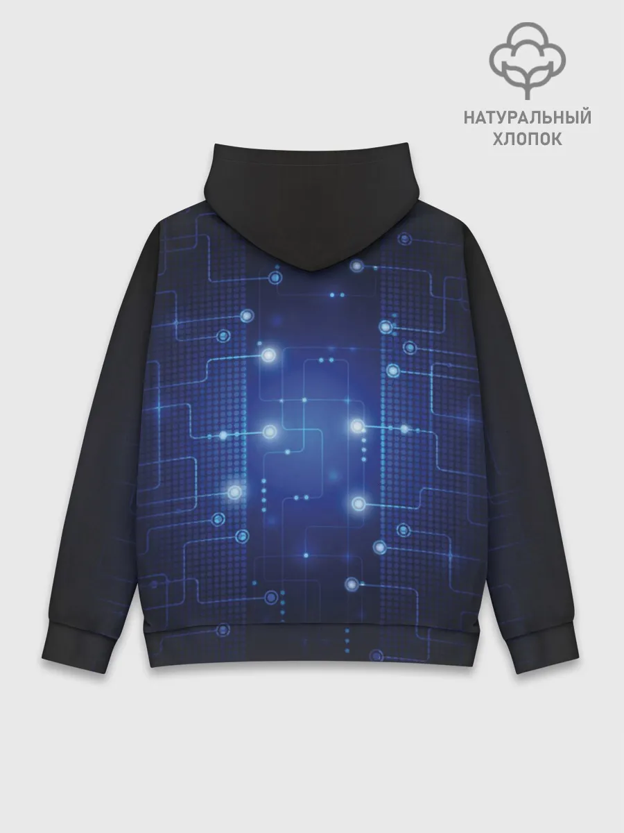Худи мужской база хлопок / Технология