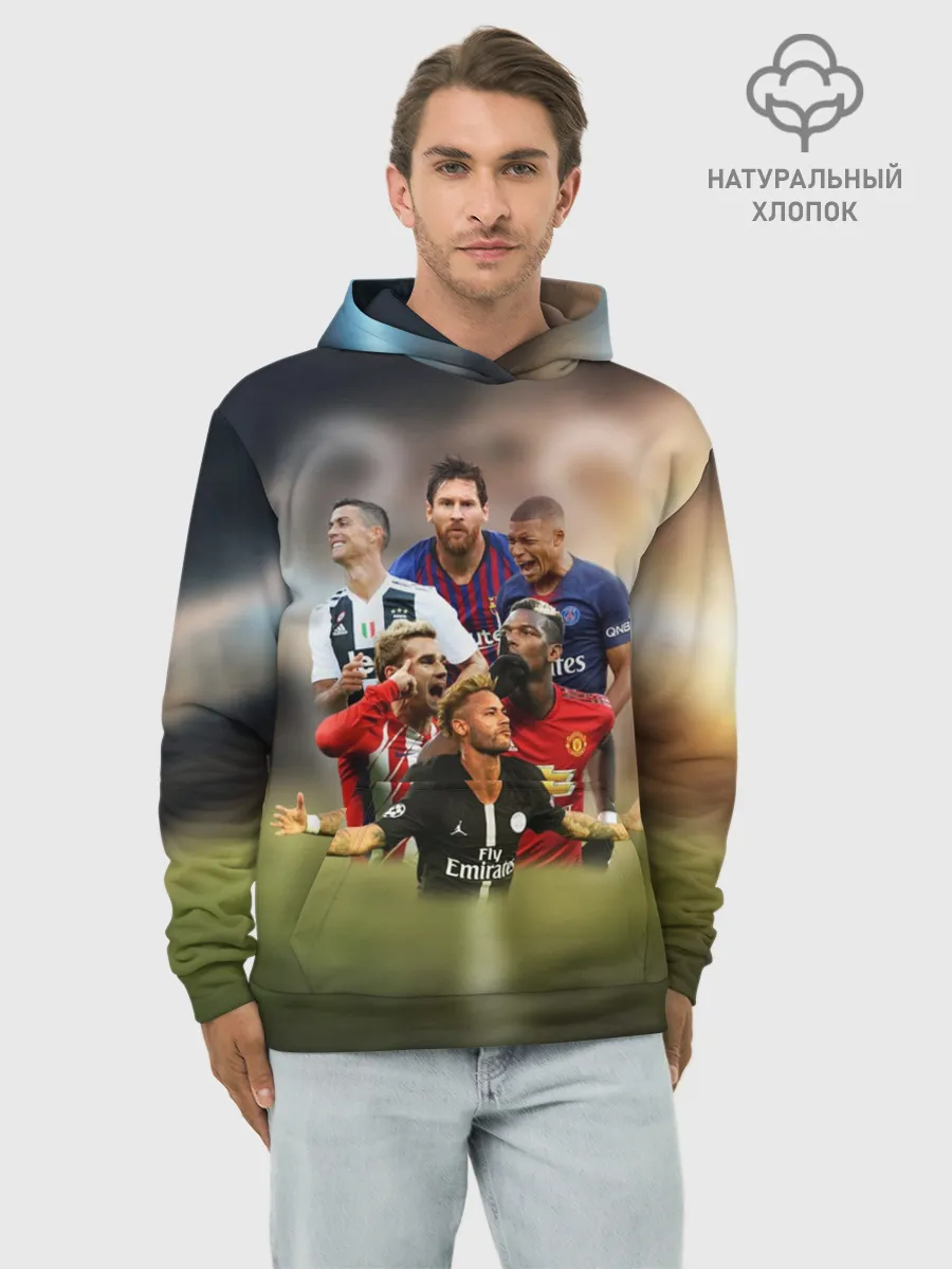 Худи мужской база хлопок / Чемпионы