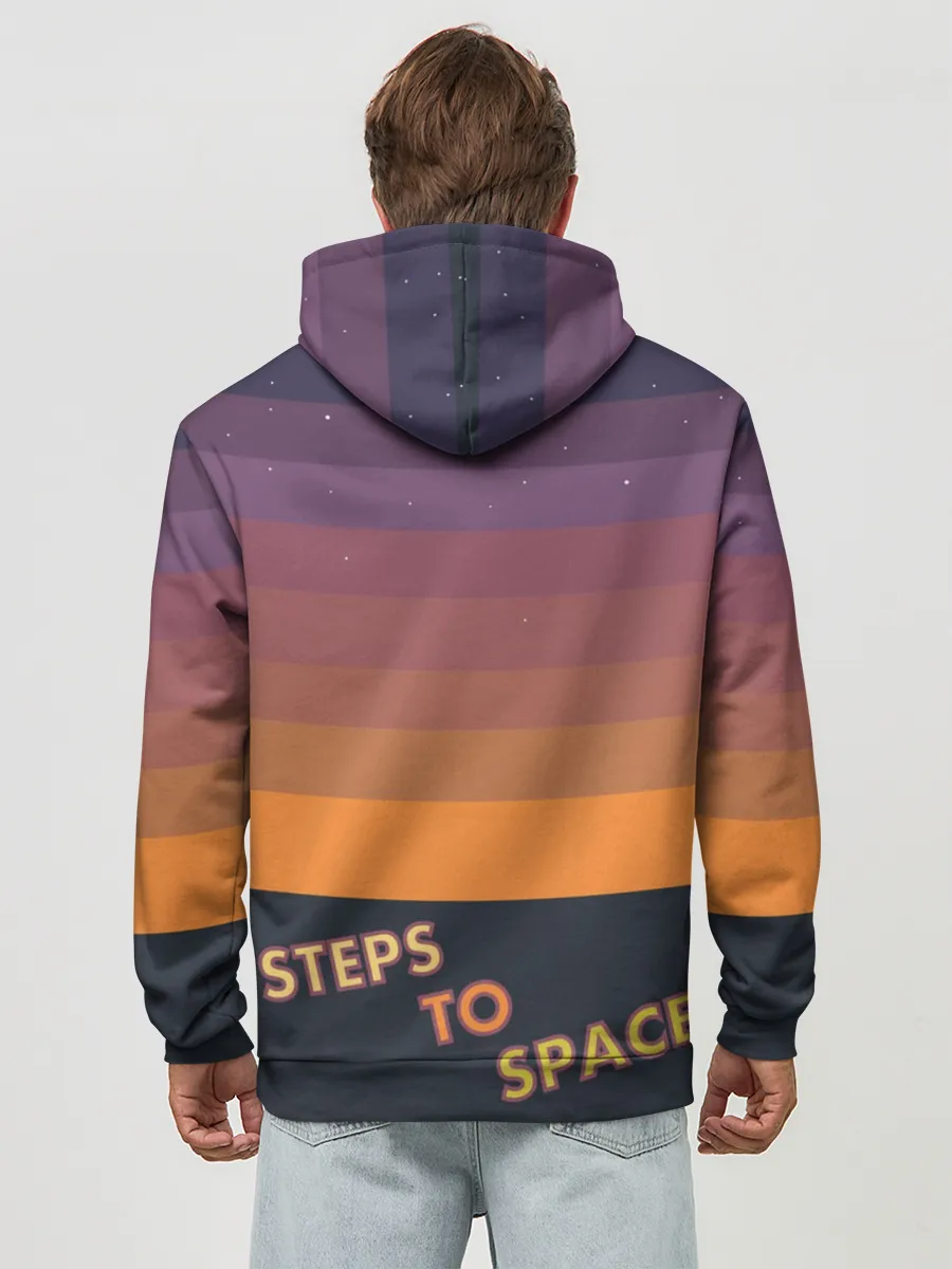 Худи мужской база хлопок / STEPS TO SPACE