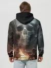 Худи мужской база хлопок / Battlefield Череп