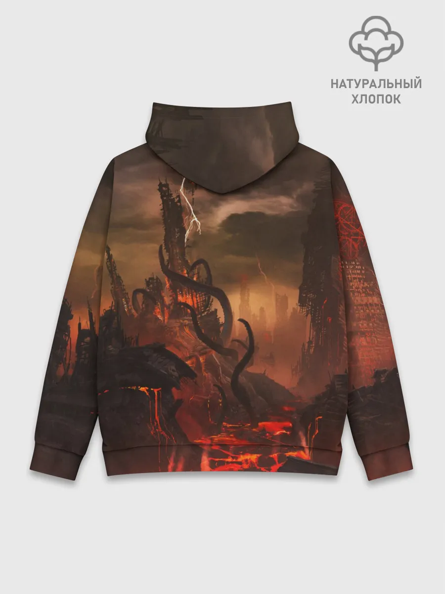 Худи мужской база хлопок / DOOM