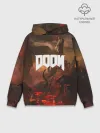 Худи мужской база хлопок / DOOM