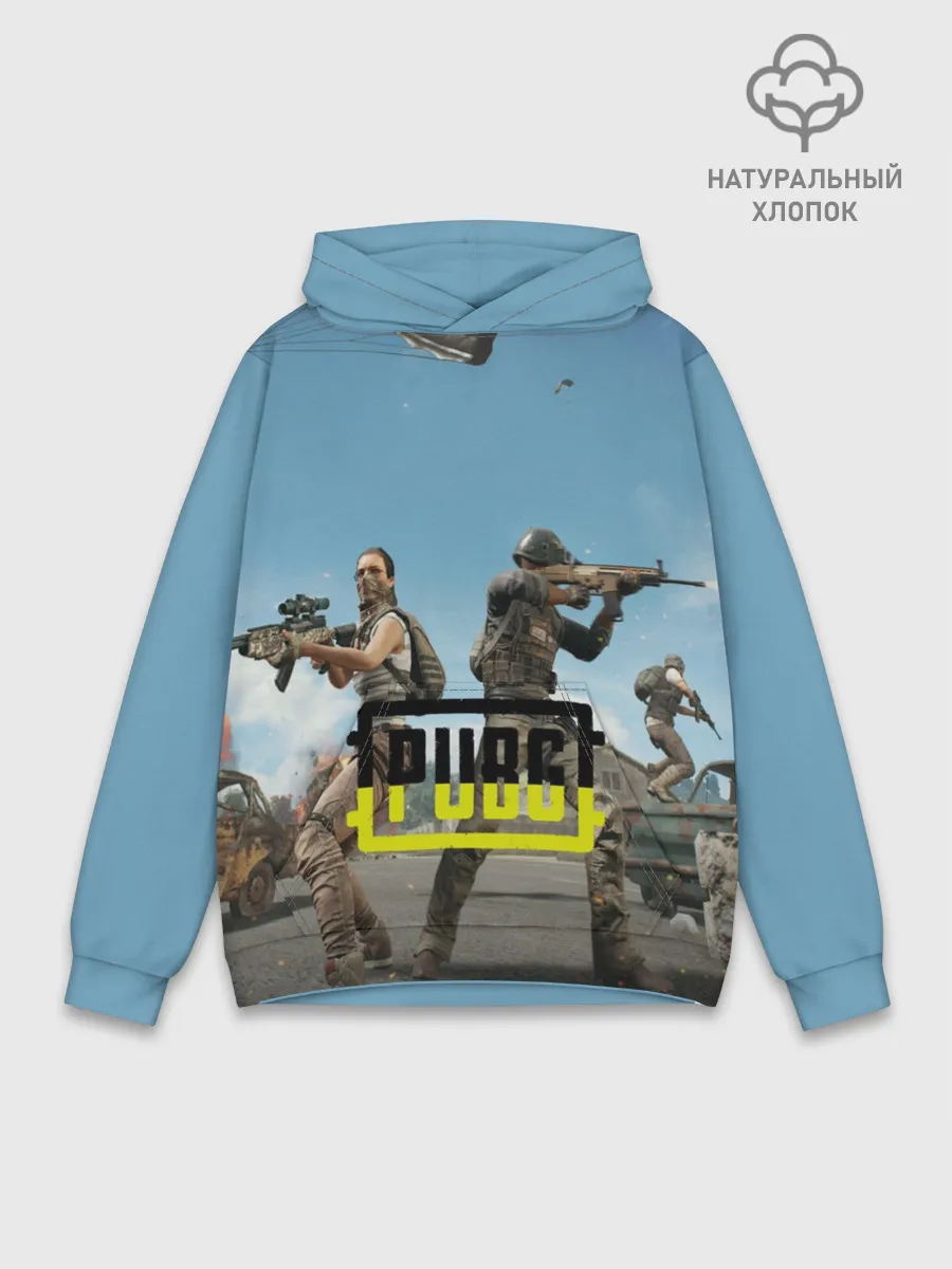 Худи мужской база хлопок / PUBG