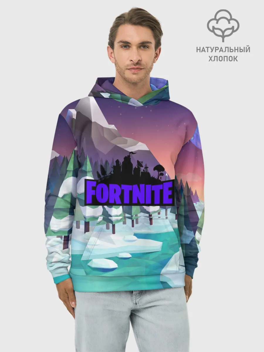 Худи мужской база хлопок / fortnite