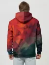 Худи мужской база хлопок / Краски Абстракт