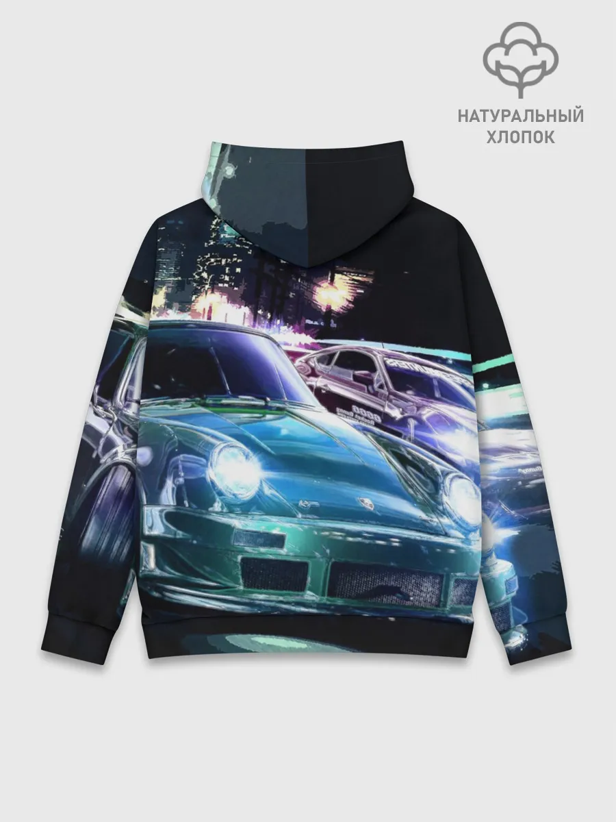 Худи мужской база хлопок / Need for Speed